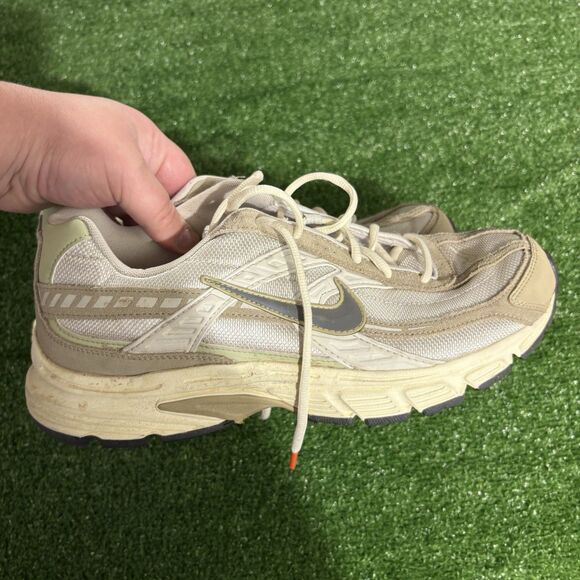 Nike Men's Initiator Retro Sneakers Shoes  Light Bone and Cargo Khaki Mens 12 - Picture 1 of 6